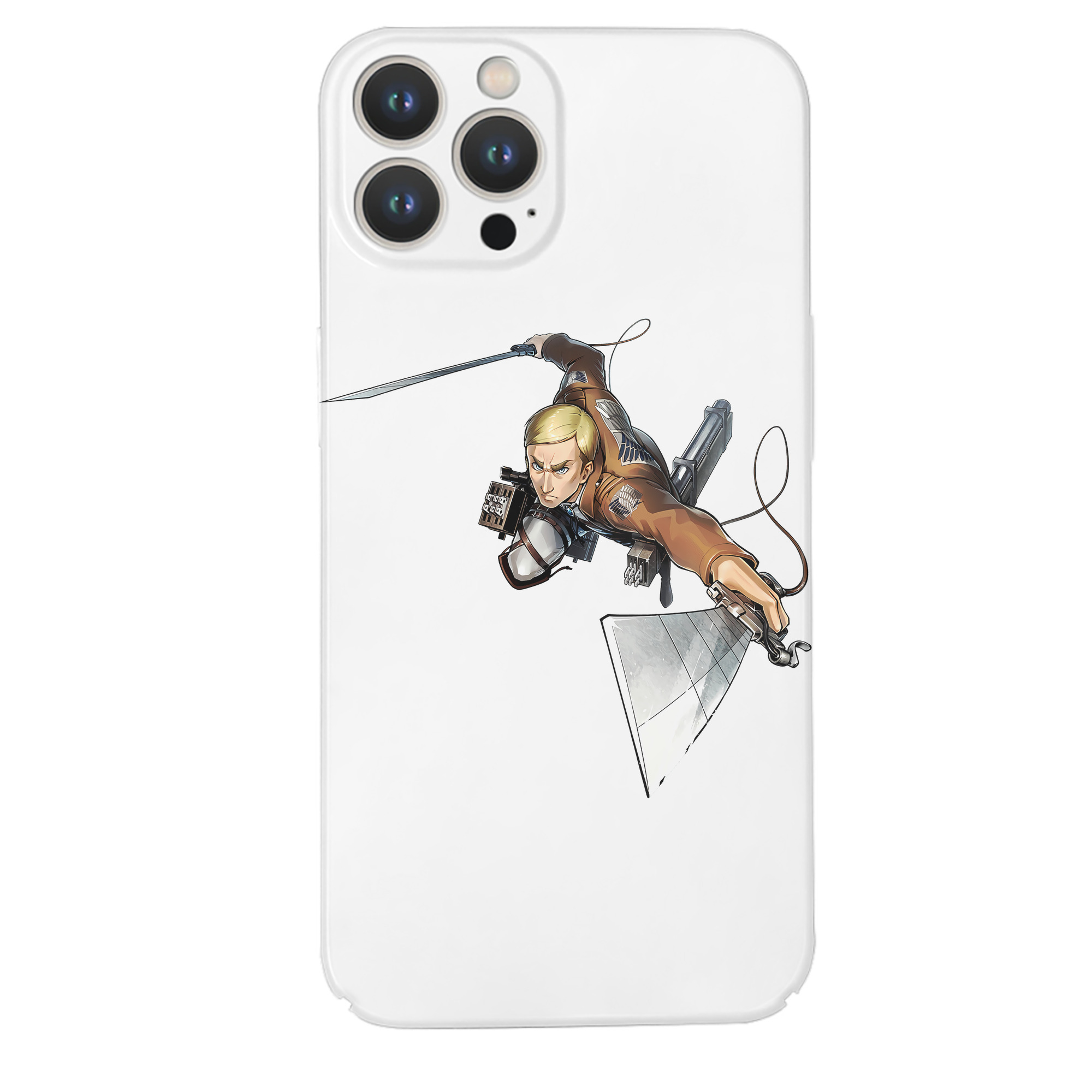 （画像用） 進撃の巨人 エルヴィン・スミス Attack on Titan Erwin Smith 【iPhone 14シリーズ対応】ハードケース